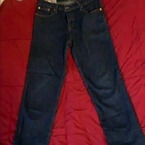 Boys Dark blue Denim Polo Jeans